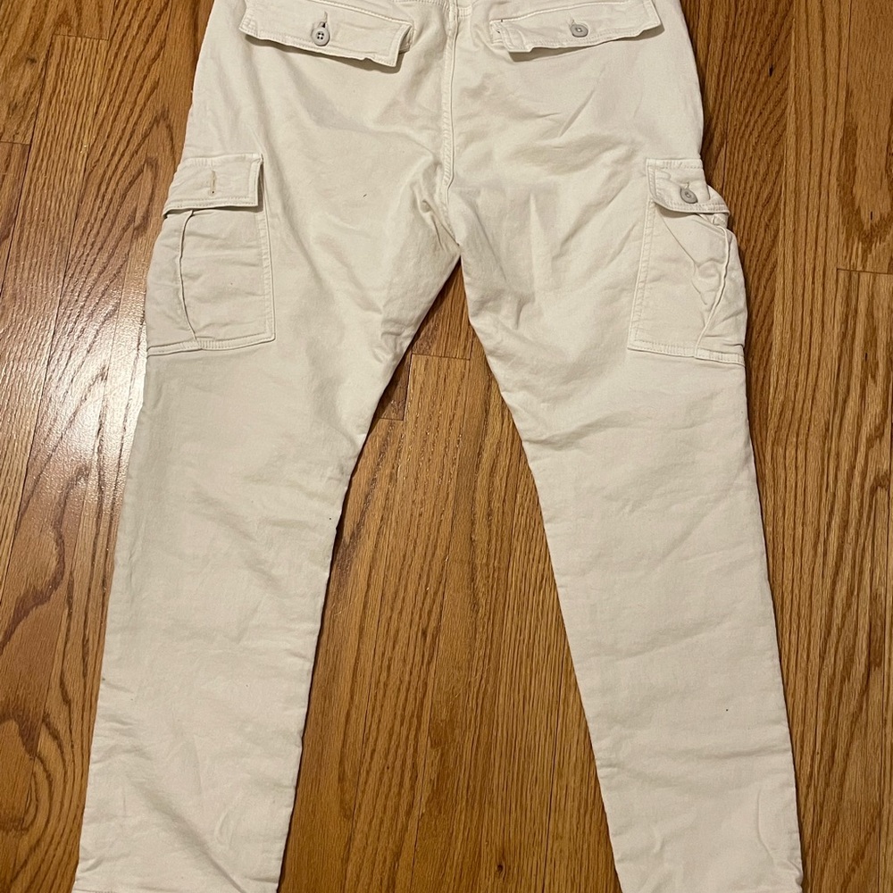 Beige Cargo Pants